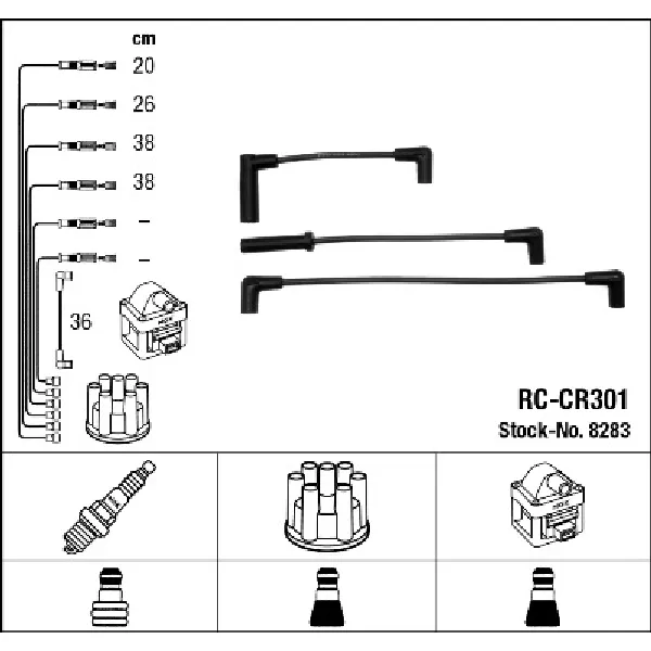 Komplet kablova za paljenje NGK RC-CR301 8283