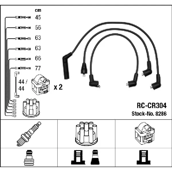 Komplet kablova za paljenje NGK RC-CR304 8286