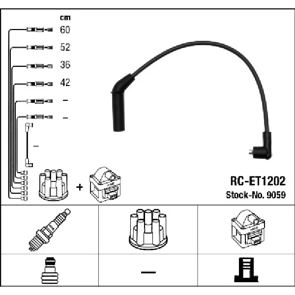 Komplet kablova za paljenje NGK RC-ET1202 9059