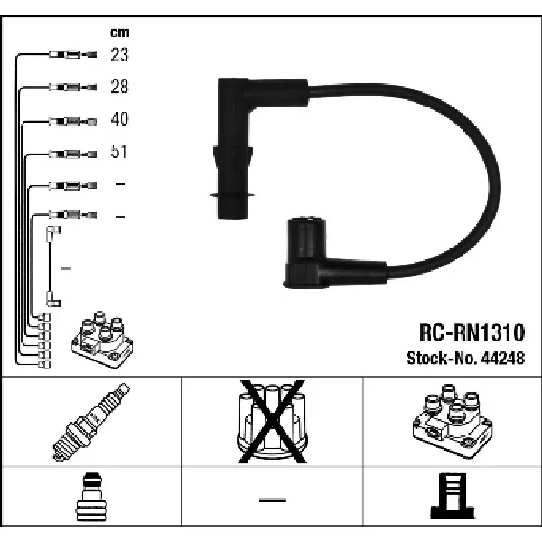 Komplet kablova za paljenje NGK RC-RN1310 44248